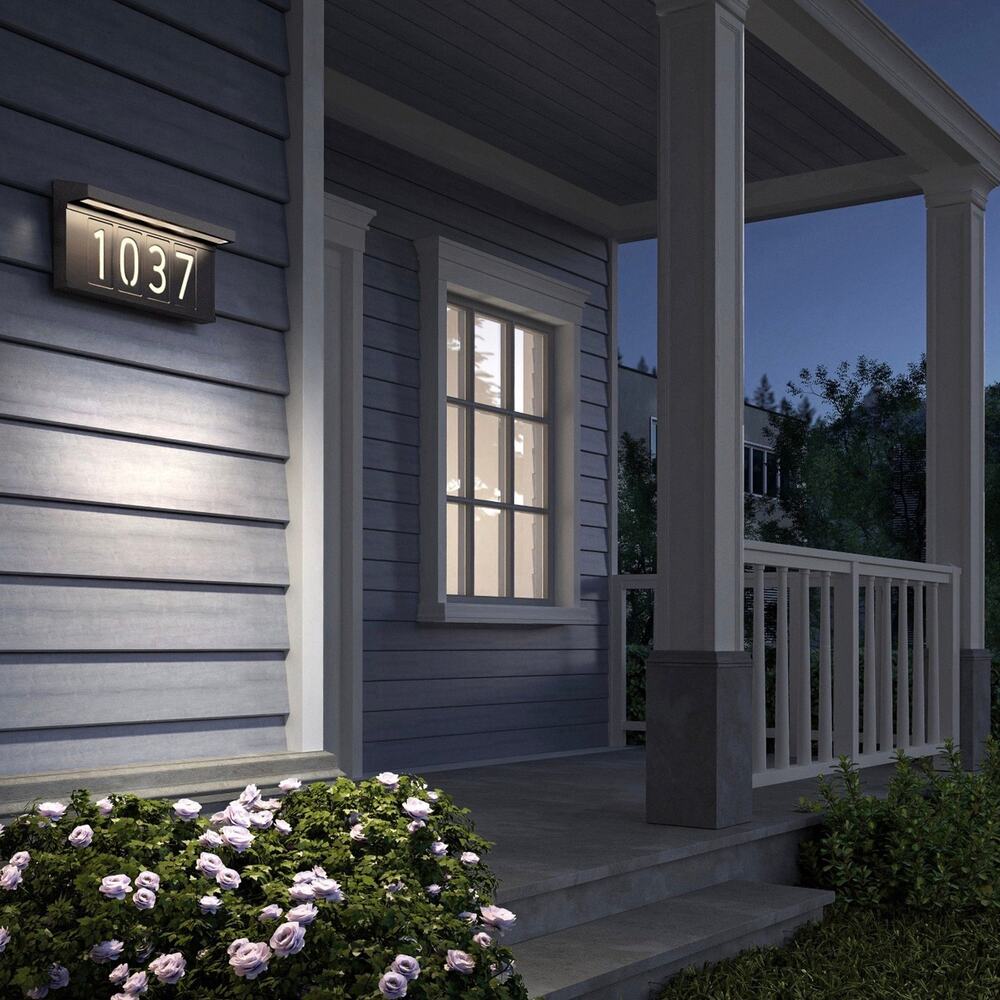 Artika Bowen Solar LED Address Wall Light